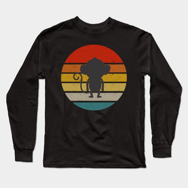 monkey vintage Long Sleeve T-Shirt by hatem